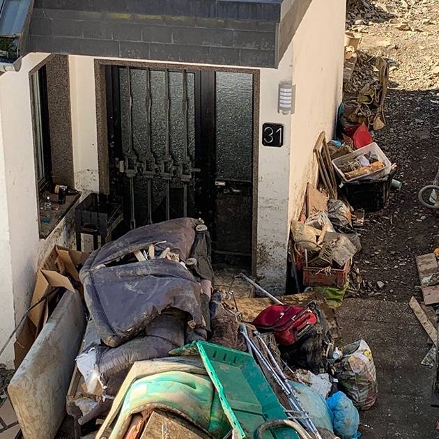 Altena, eine Woche nach der Flutkatastrophe