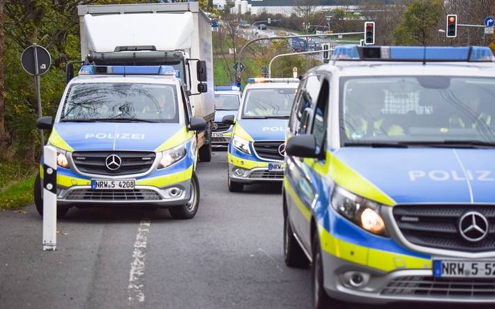 Mehrere Polizeiautos