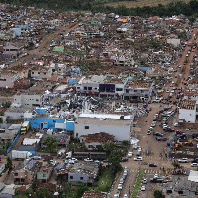 Tornado trifft Süden Brasiliens: «Szenario wie im Krieg»