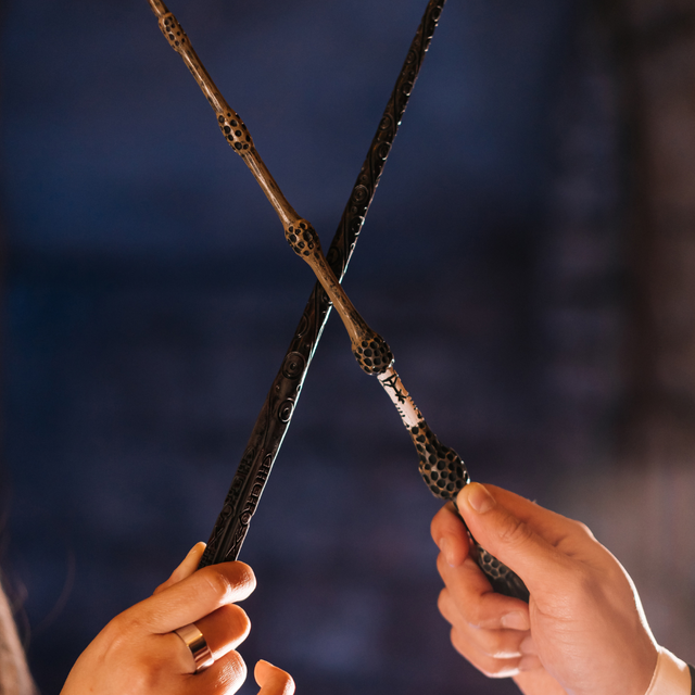 Weihnachtsbasteln: Harry Potters Zauberstäbe