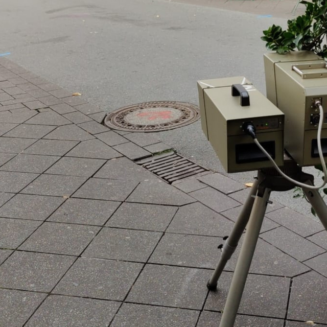 Radarkontrollen messen die Geschwindigkeit von Autofahrern.