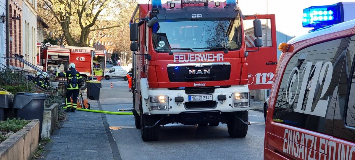 Brand in Iserlohner Hochstraße