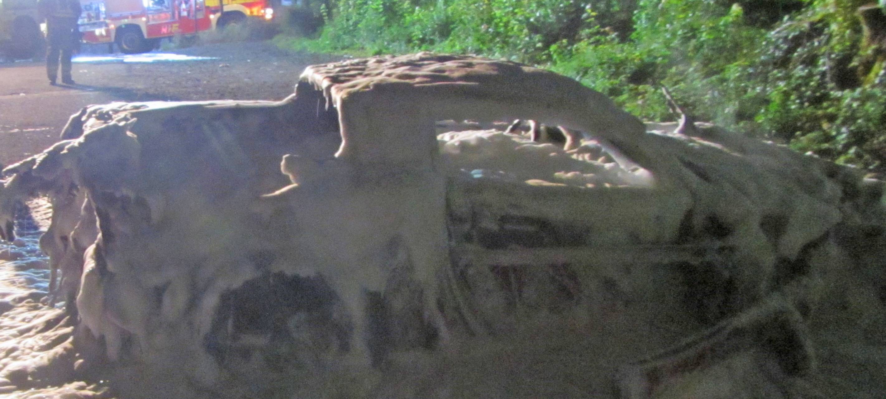 Corvette in Lüdenscheid ausgebrannt