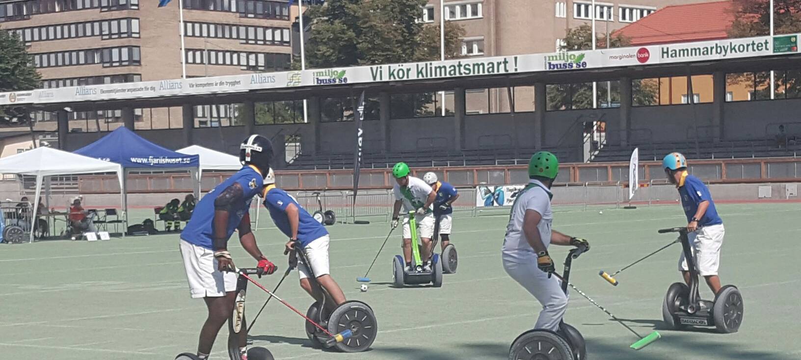 Einschnitt für Segwaypolo-Sport