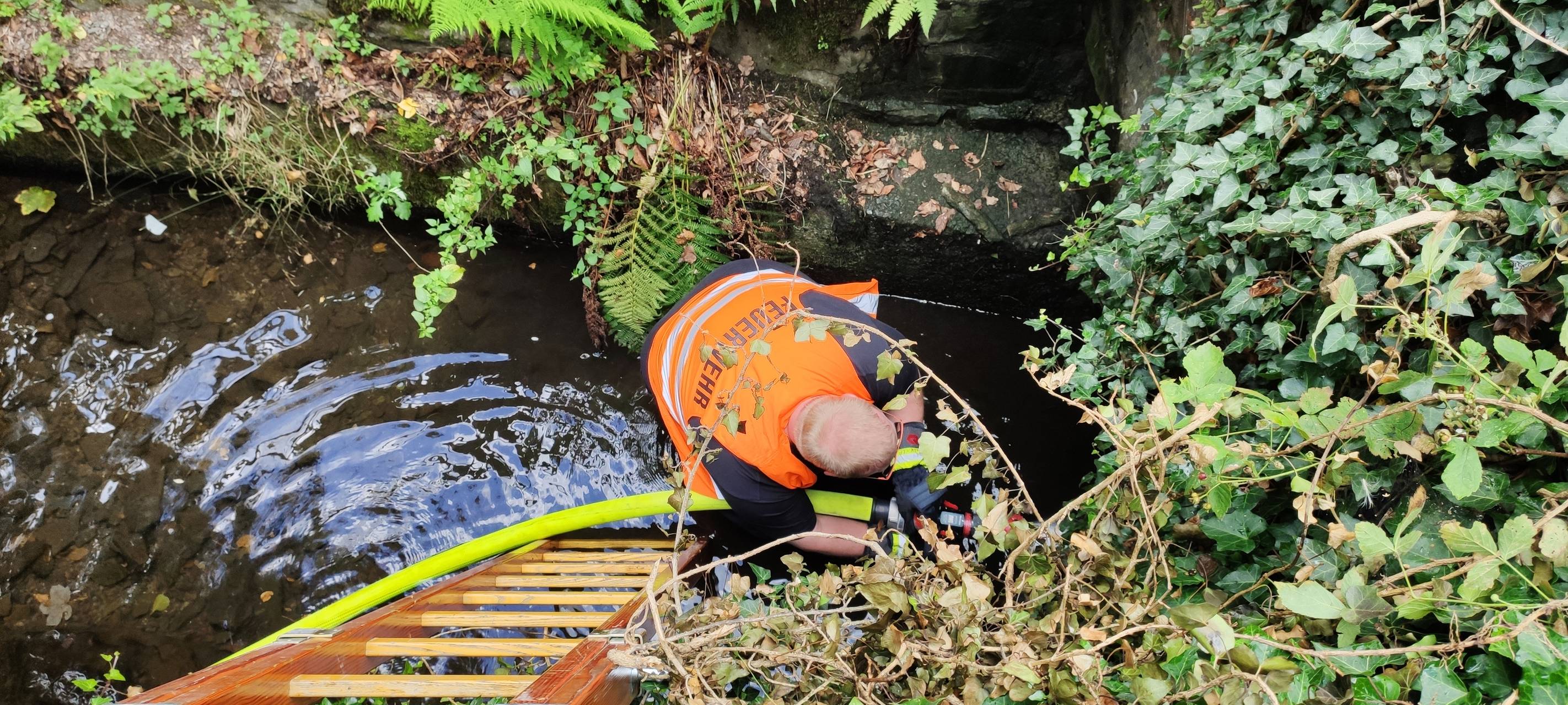 Feuerwehren üben Großbrand in Neuenrade
