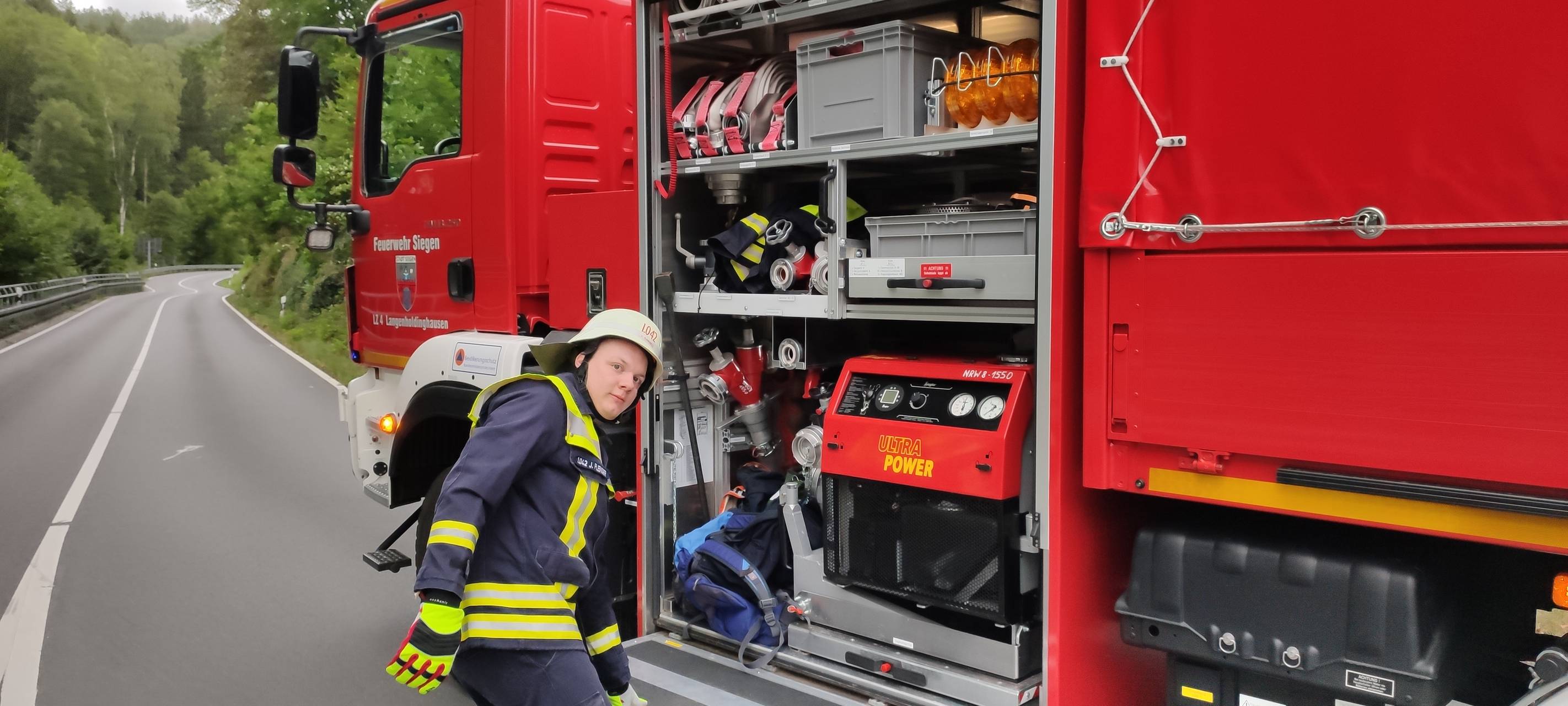 Feuerwehren üben Großbrand in Neuenrade