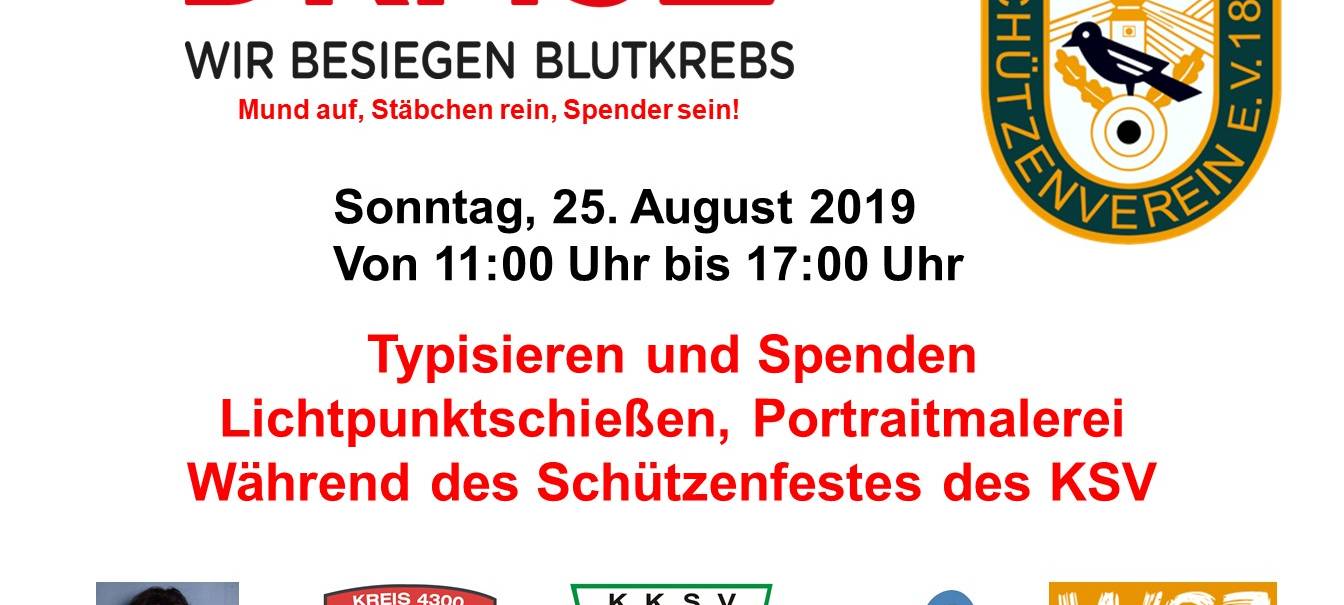 Typisierungs-Aktion am Sonntag in Kierspe