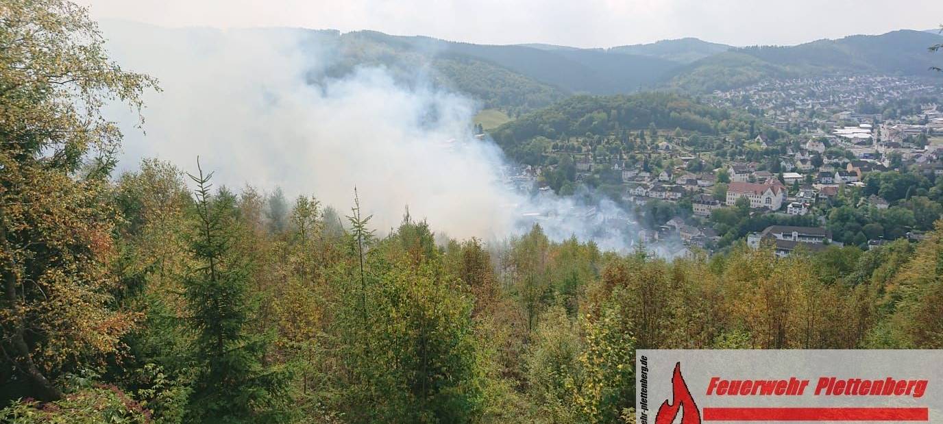 Waldbrände in Plettenberg gelöscht
