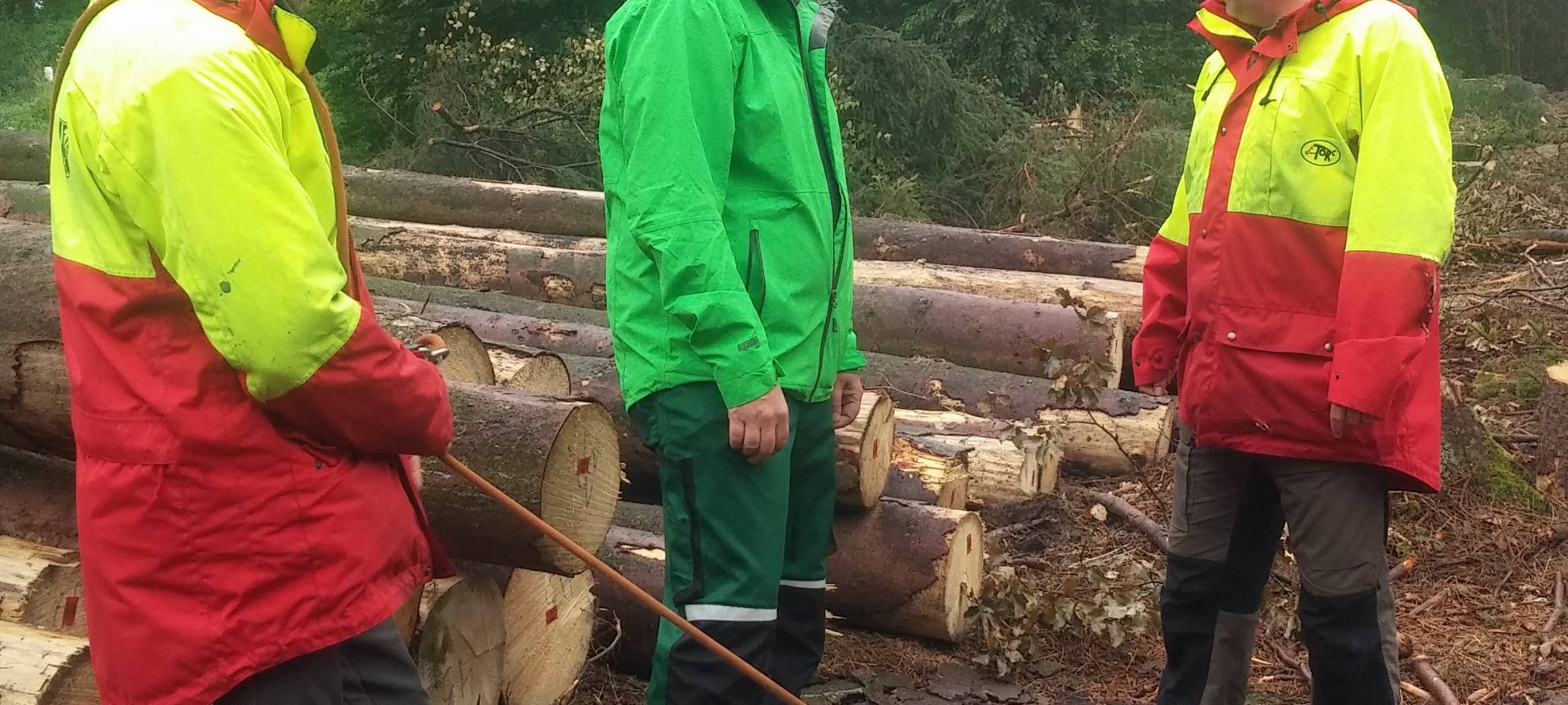 Landtagsabgeordneter Gordan Dudas im Krummenscheider Forst