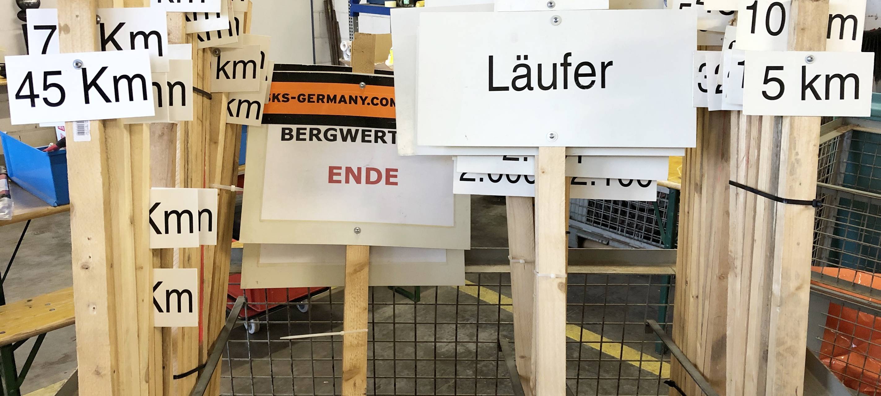 Bäume räumen für den Marathon