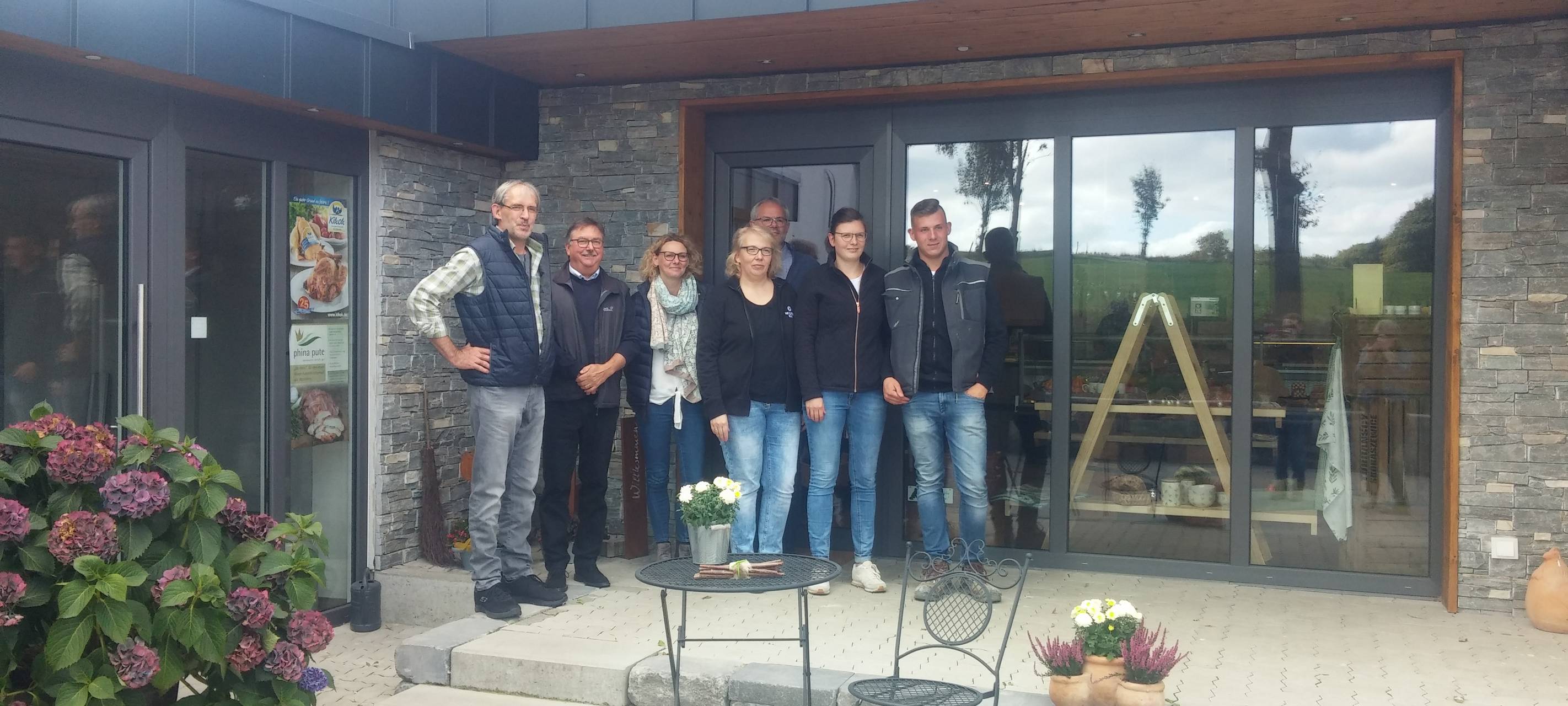 Erntedank-Pressekonferenz auf dem Hof Klaas