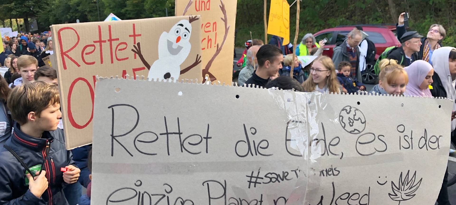 Tausende demonstrieren für bessere Klimapolitik