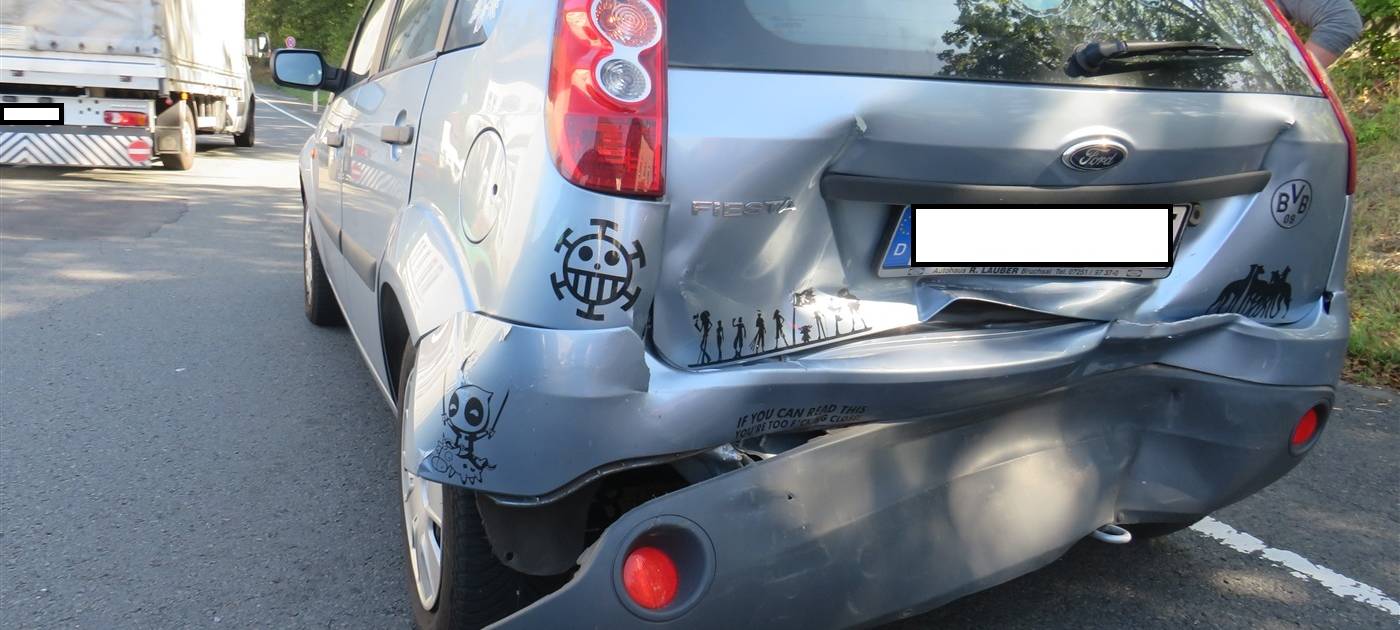 Auffahrunfall in Lüdenscheid
