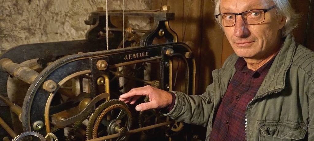 Der Mann, der in Evingsen die Zeit macht...