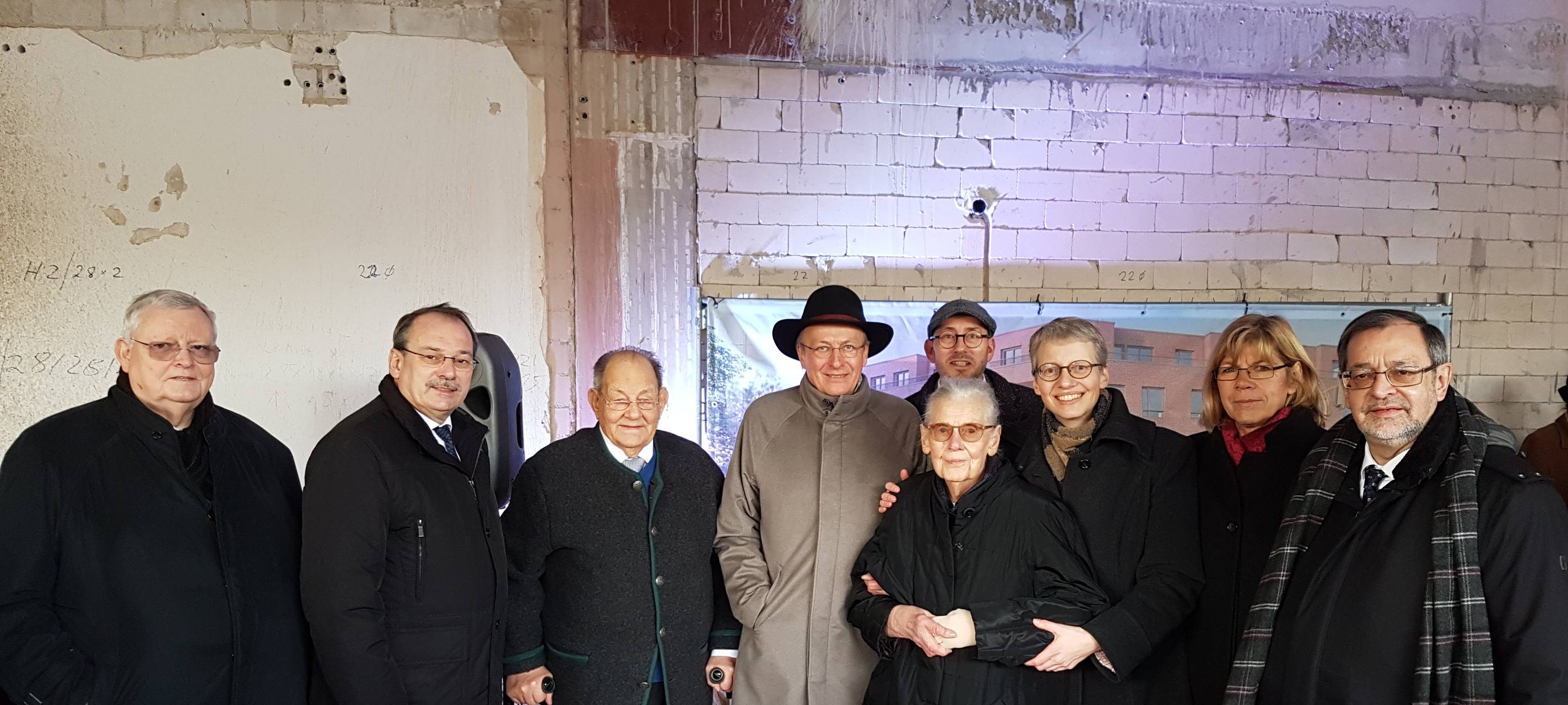 Rohbaufest für das Fritz-Nolte-Haus