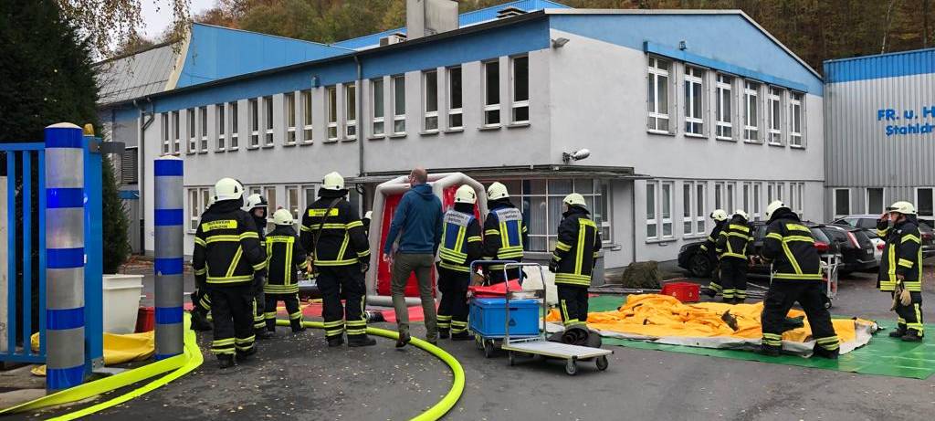 Update: ABC-Einsatz an Stahldrahtwerk in Iserlohn beendet