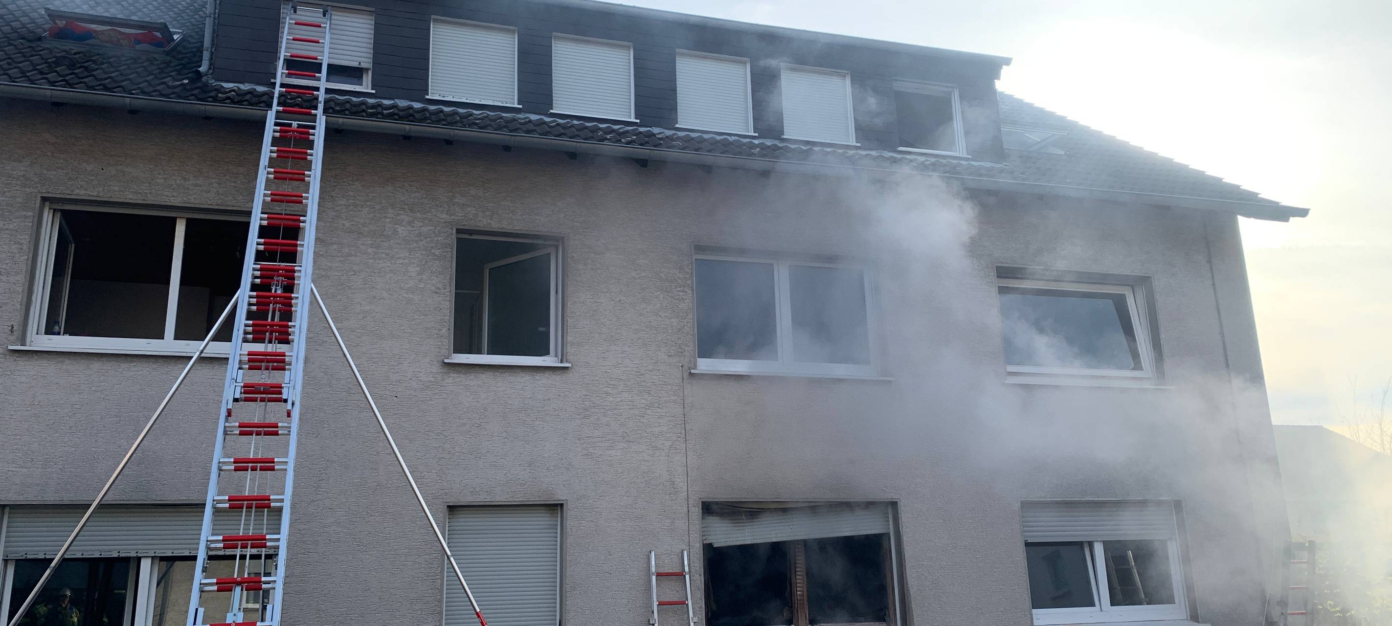 Haus nach Brand unbewohnbar