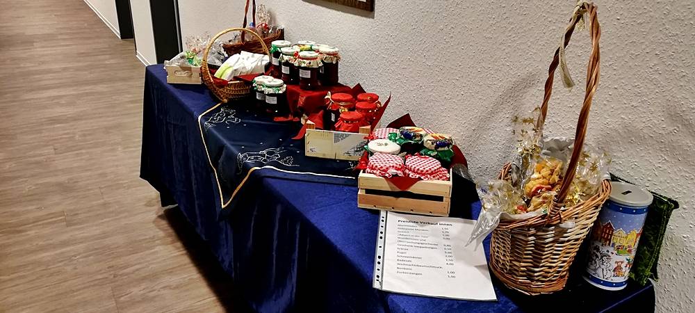 Weihnachtsmarkt in der Senioren WG