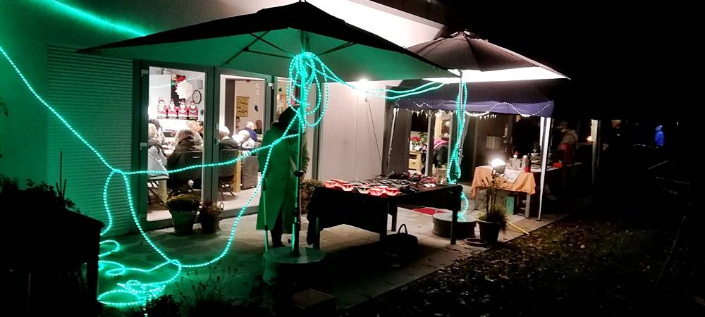 Weihnachtsmarkt in der Senioren WG
