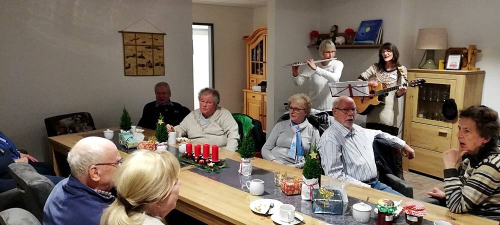 Weihnachtsmarkt in der Senioren WG