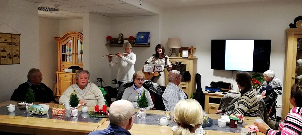 Weihnachtsmarkt in der Senioren WG