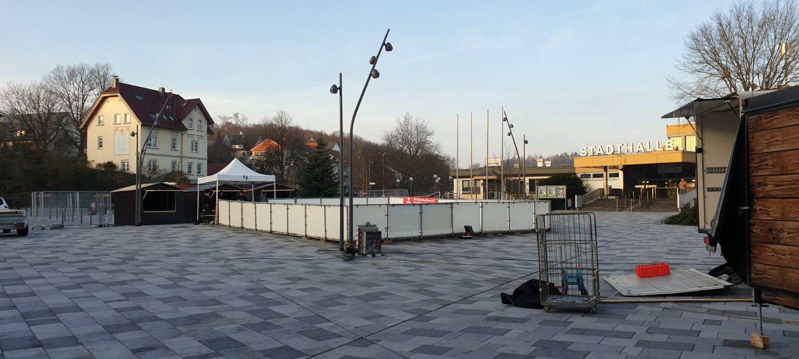 Kunststoff-Eisbahn in Meinerzhagen