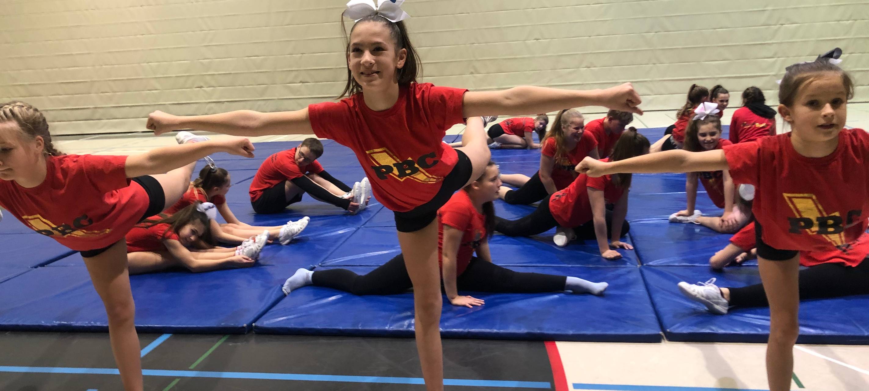 Stunts und Saltos bei den Iserlohner "PowerBolts Cheerleading"