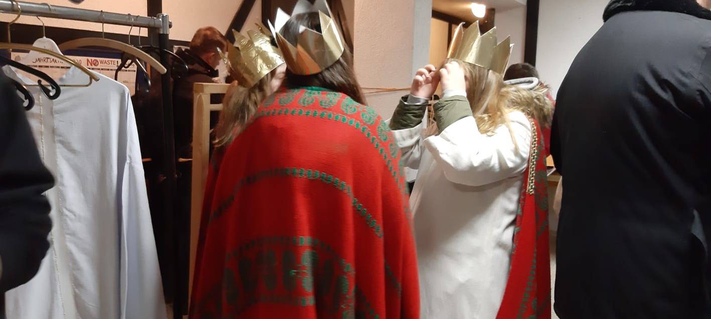 Sternsinger singen in Iserlohn
