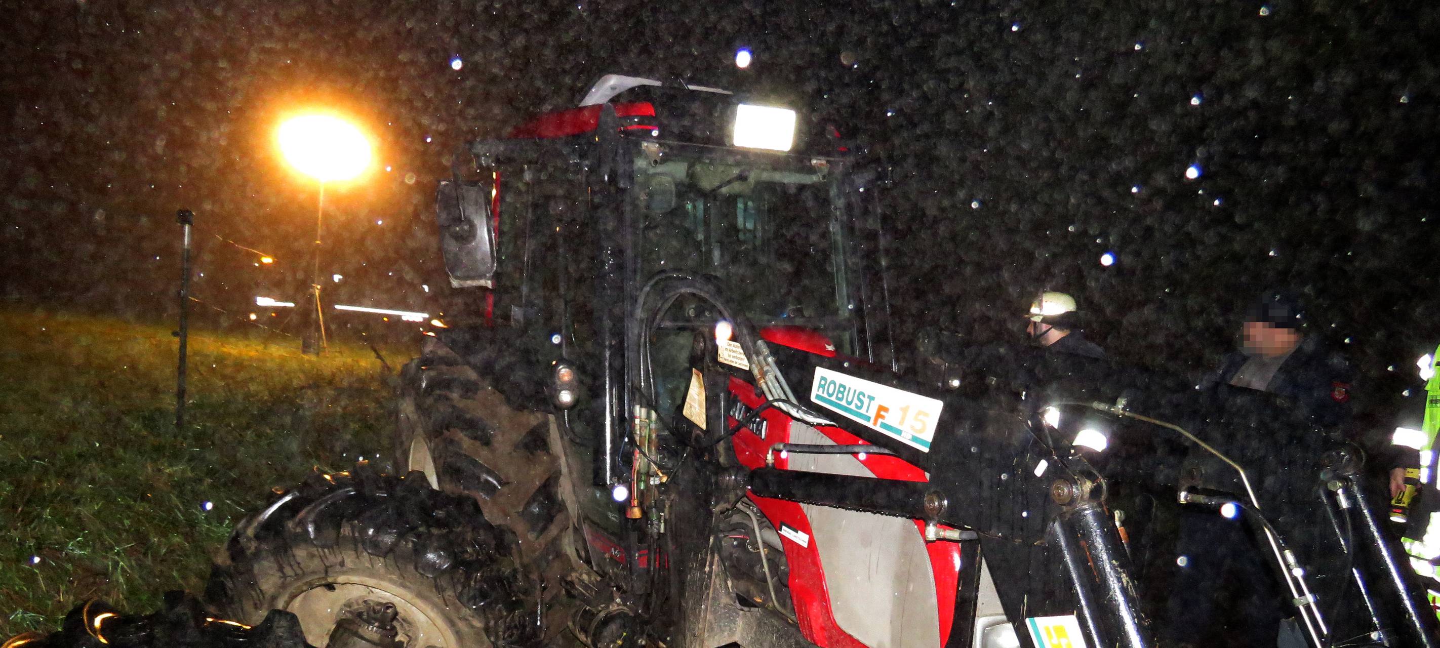 Trecker-Unfall in Meinerzhagen