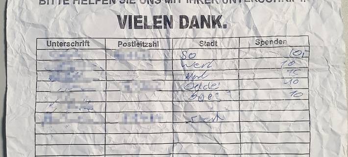 Klemmbrett-Betrüger in Meinerzhagen