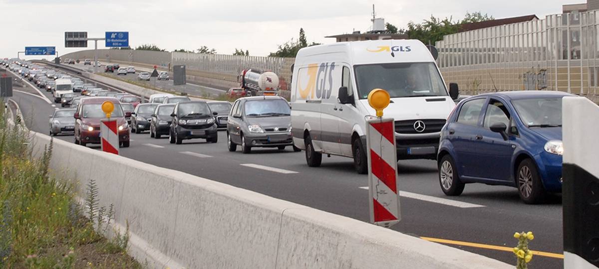 Bauarbeiten auf der A 1