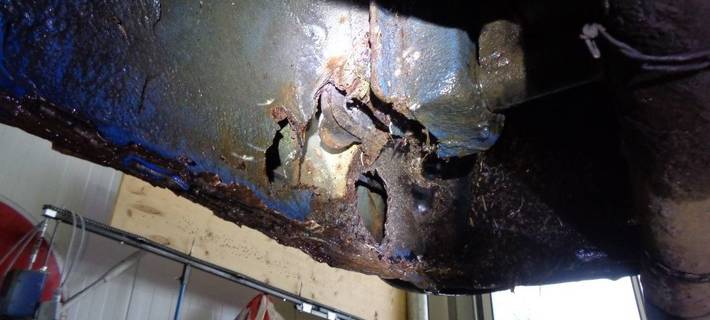 Rostlaube aus dem Verkehr gezogen