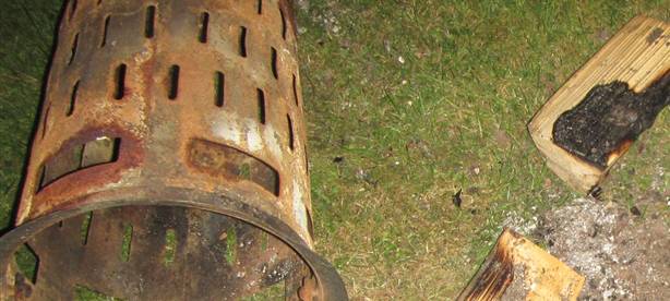 Lebensgefährliche Explosion einer Feuertonne