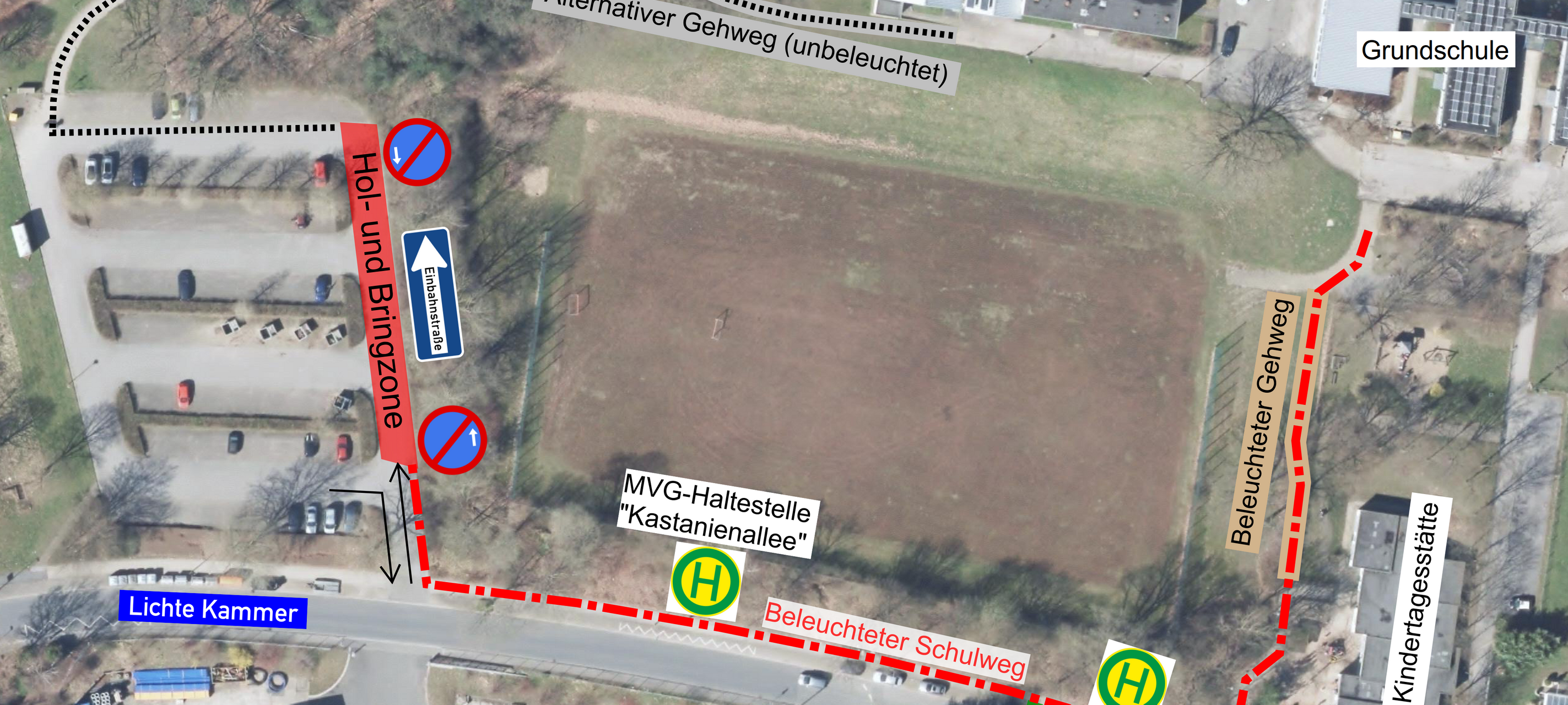 Schulweg in Iserlohn optimiert