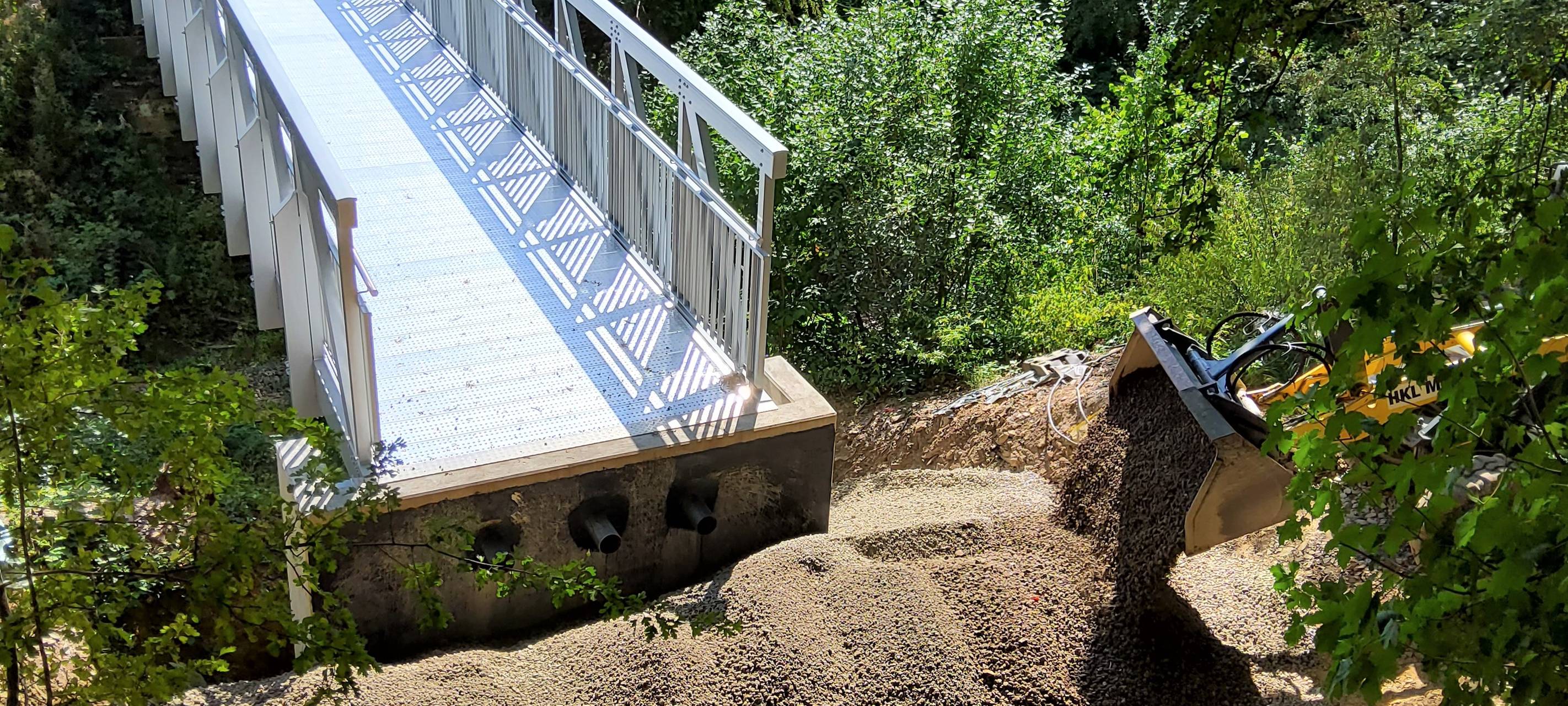 Fußgängerbrücke in Lüdenscheid ist fertig