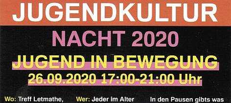 Morgen: "Nacht der Jugendkultur"