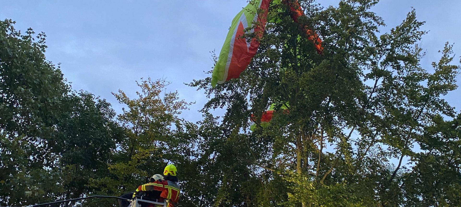 Gleitschirmflieger-Absturz in Altena