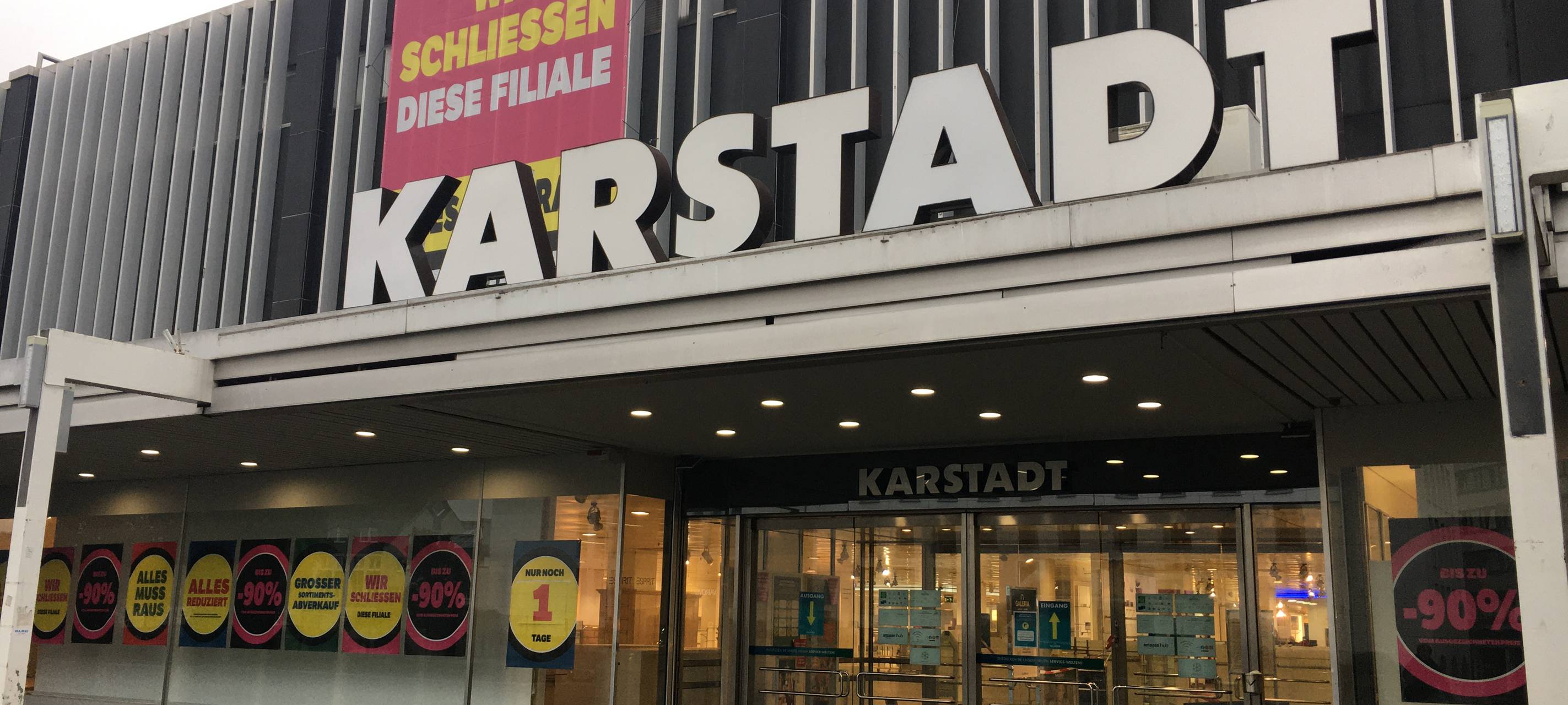 Karstadt Iserlohn: heute letzter Tag