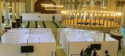 Impfzentrum in Lüdenscheid ist fertig