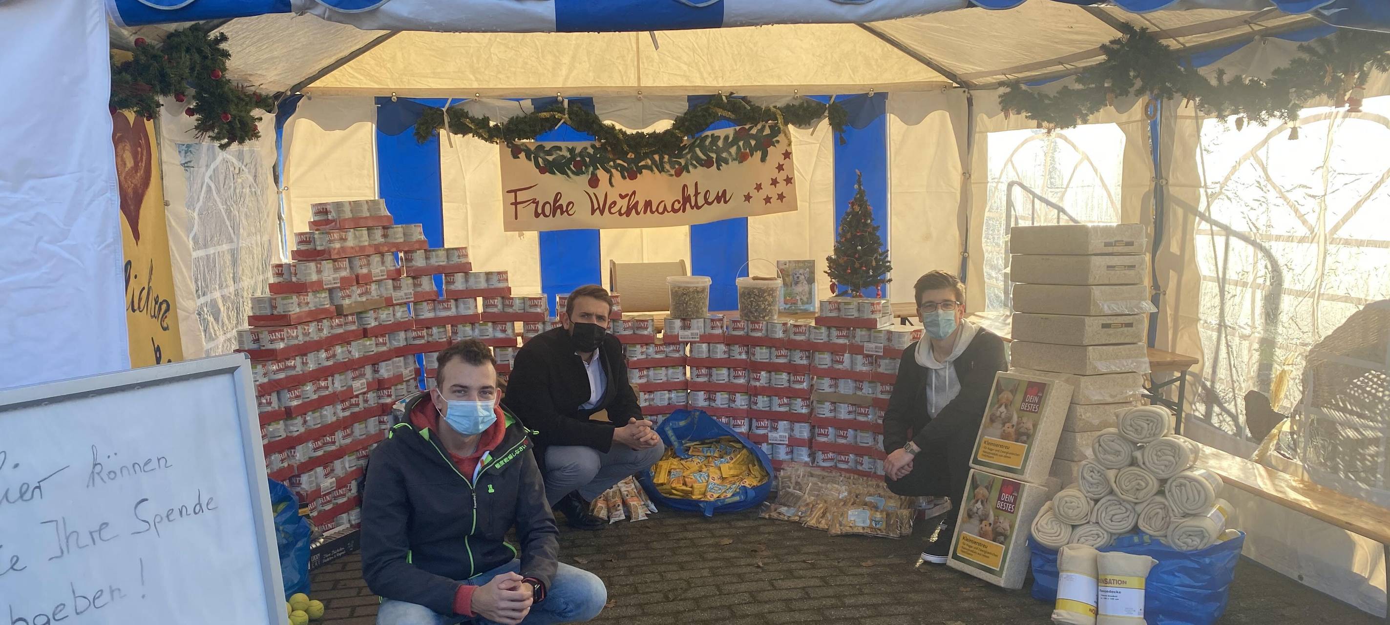 Studenten spenden für Tierheim