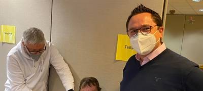 Erste Märker gegen Covid-19 geimpft