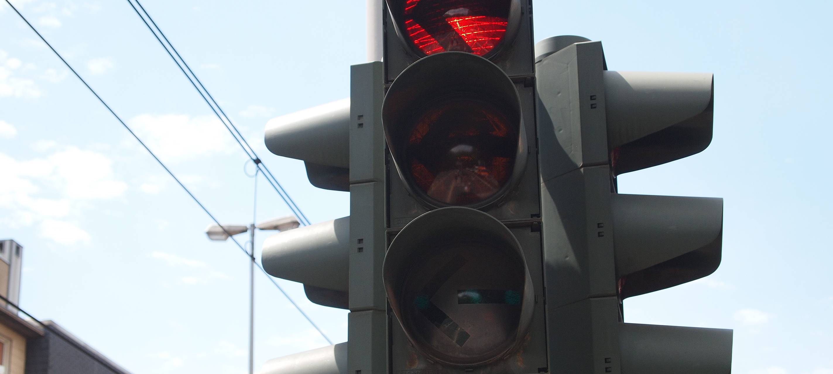 Ampel im Feierabend-Verkehr ausgefallen