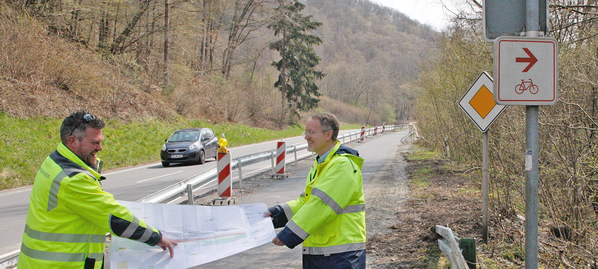 Neuer Radweg in Plettenberg