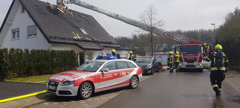 Blitzeinschlag in Meinerzhagen