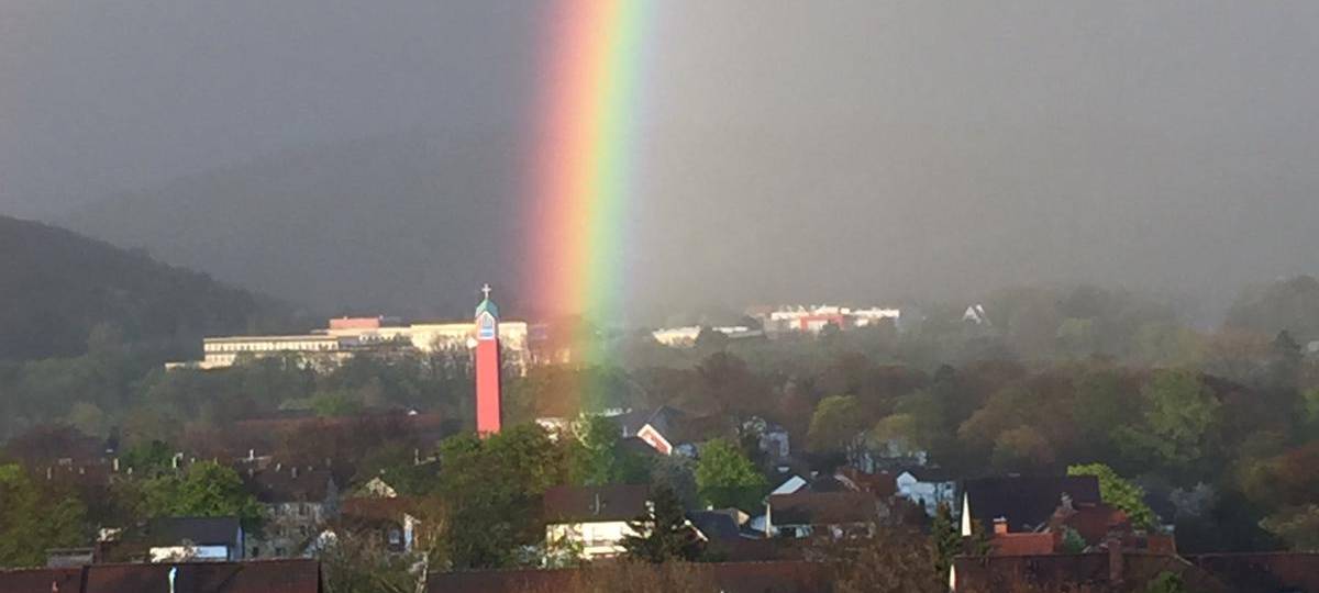 Regenbogen-Wetter im Märkischen Kreis