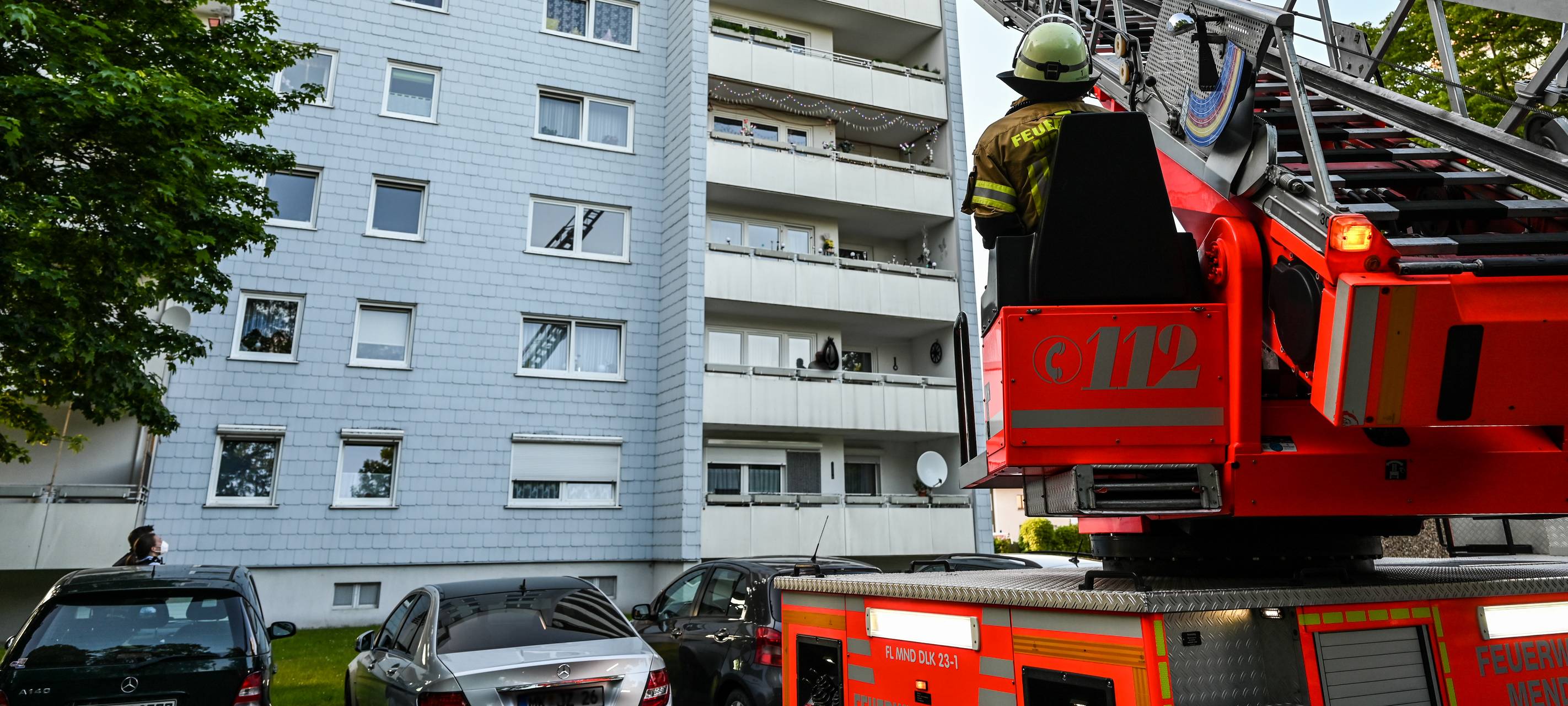 Grillabend in Menden - Feuerwehr rückt an