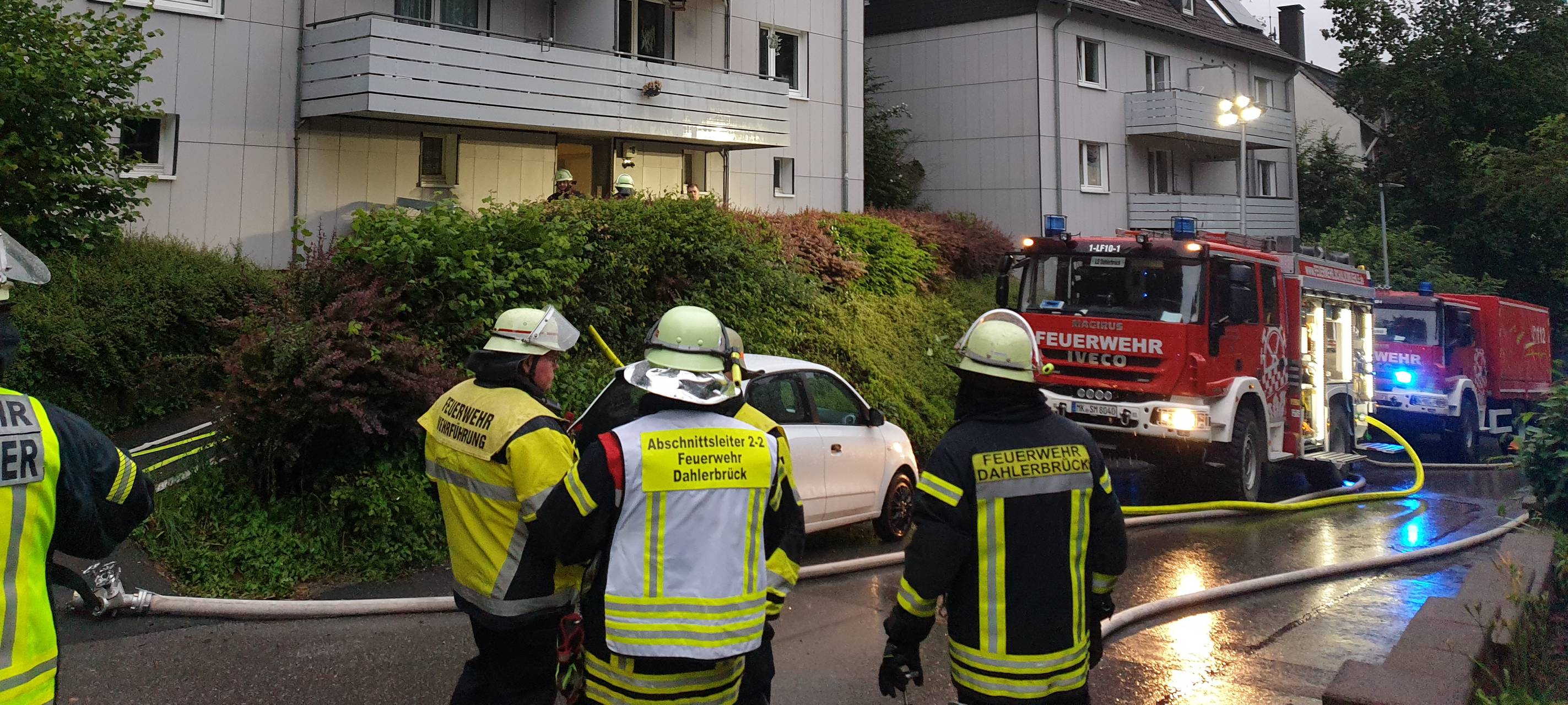 Zimmerbrand in Schalksmühle