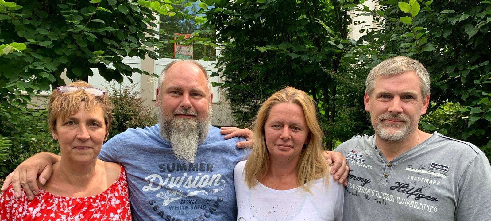 Flutopfer sagen: "Danke!"