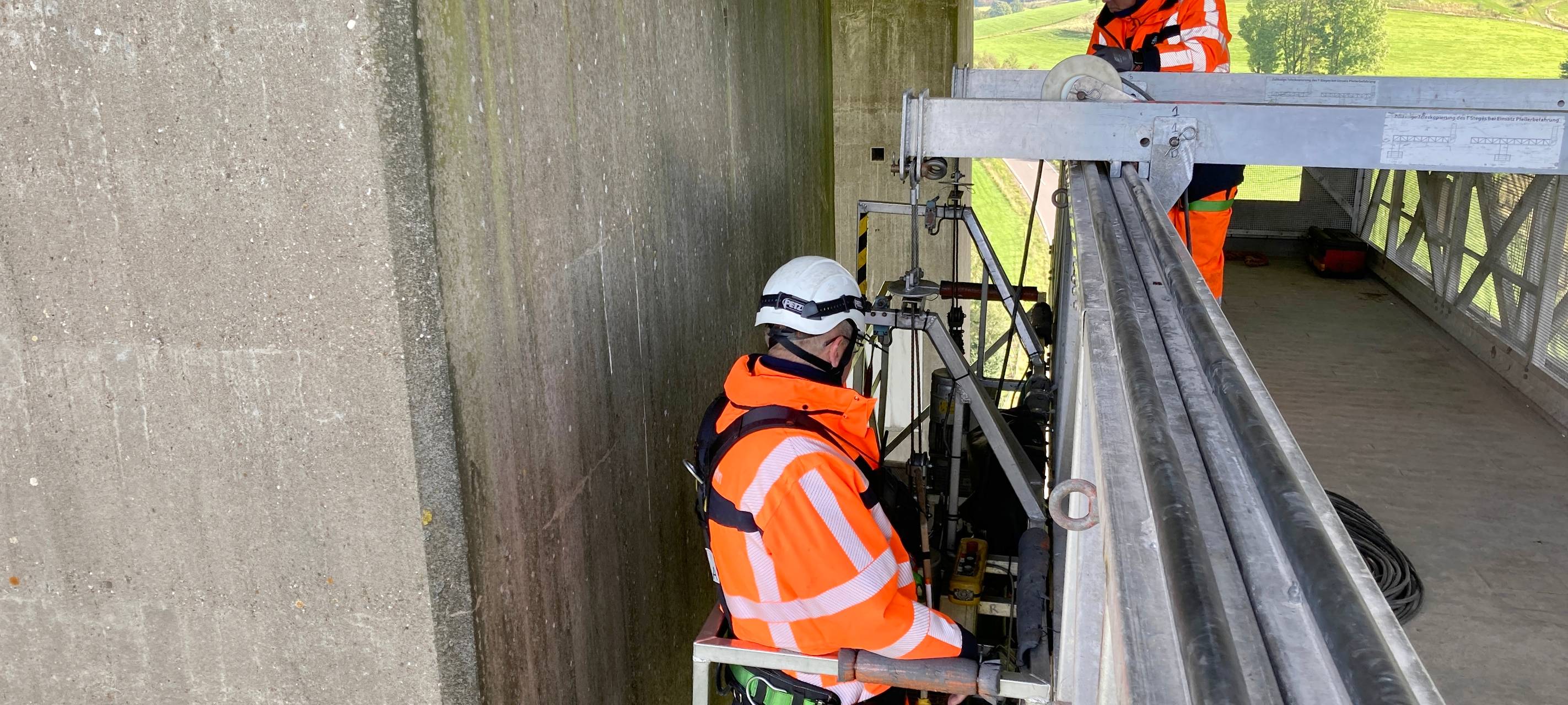 Talbrücke beim Gesundheits-Check