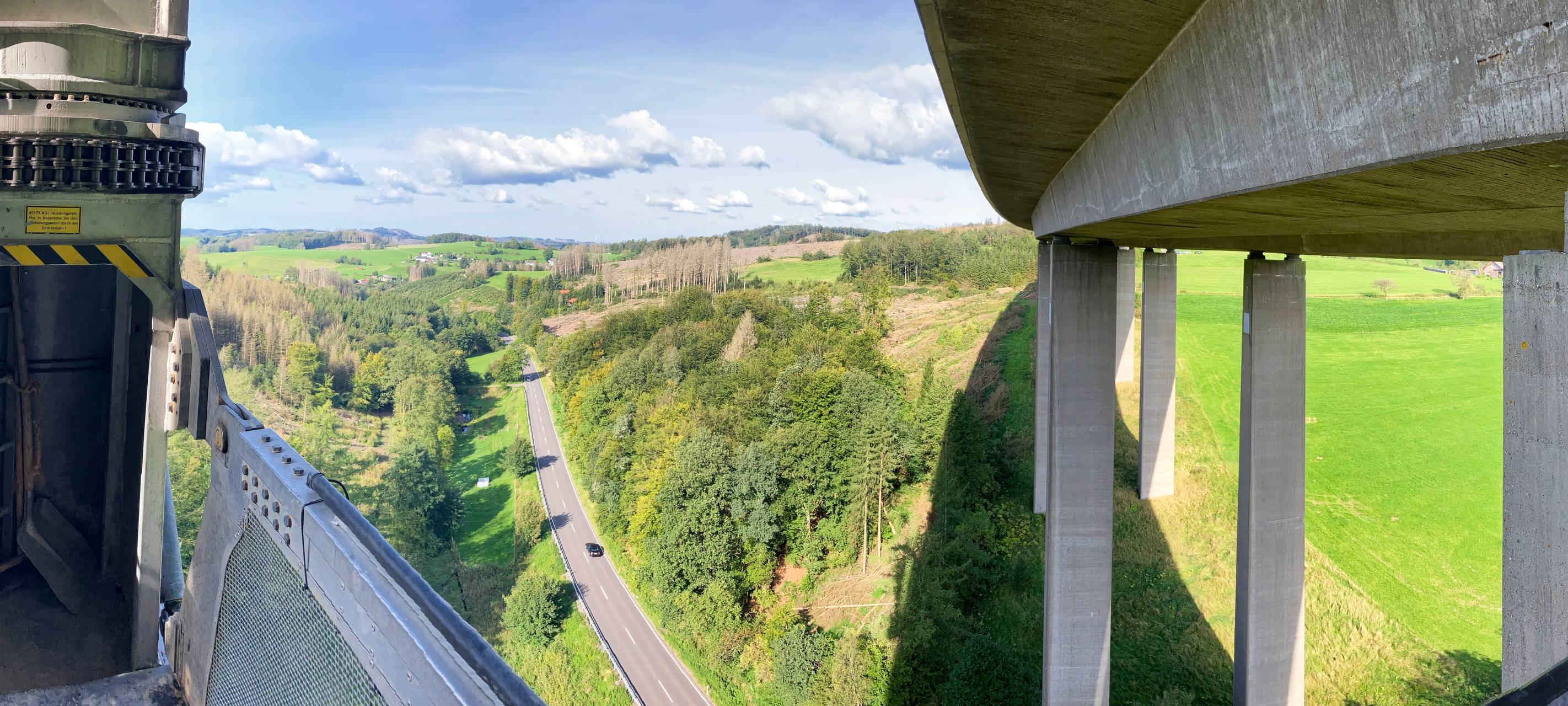 Talbrücke beim Gesundheits-Check